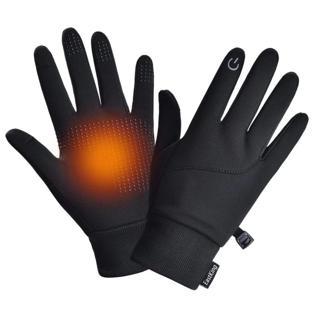 Eastking Lightweight Winter Gloves for Men Women, Warm Water Resistant Touch Scr